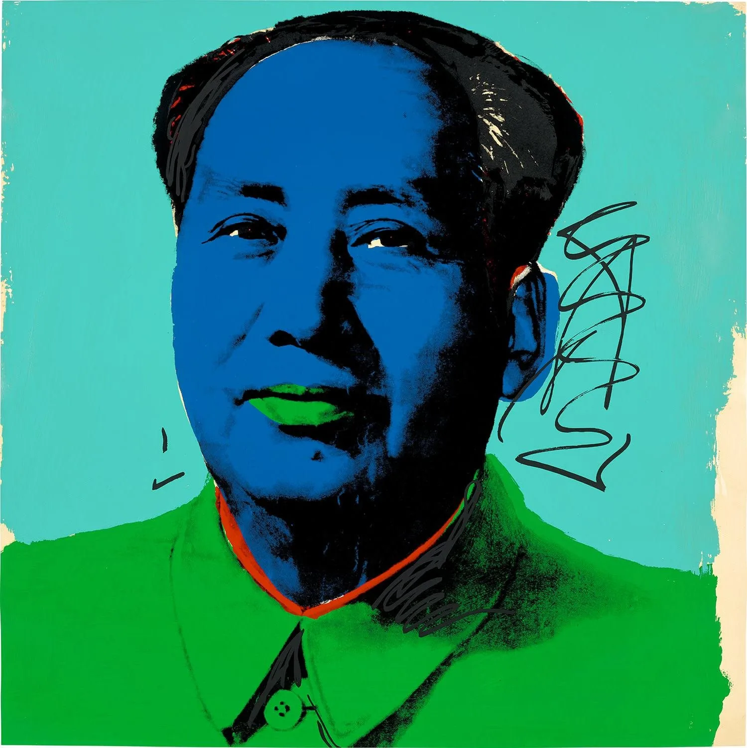Andy Warhol Mao-Print, signiert