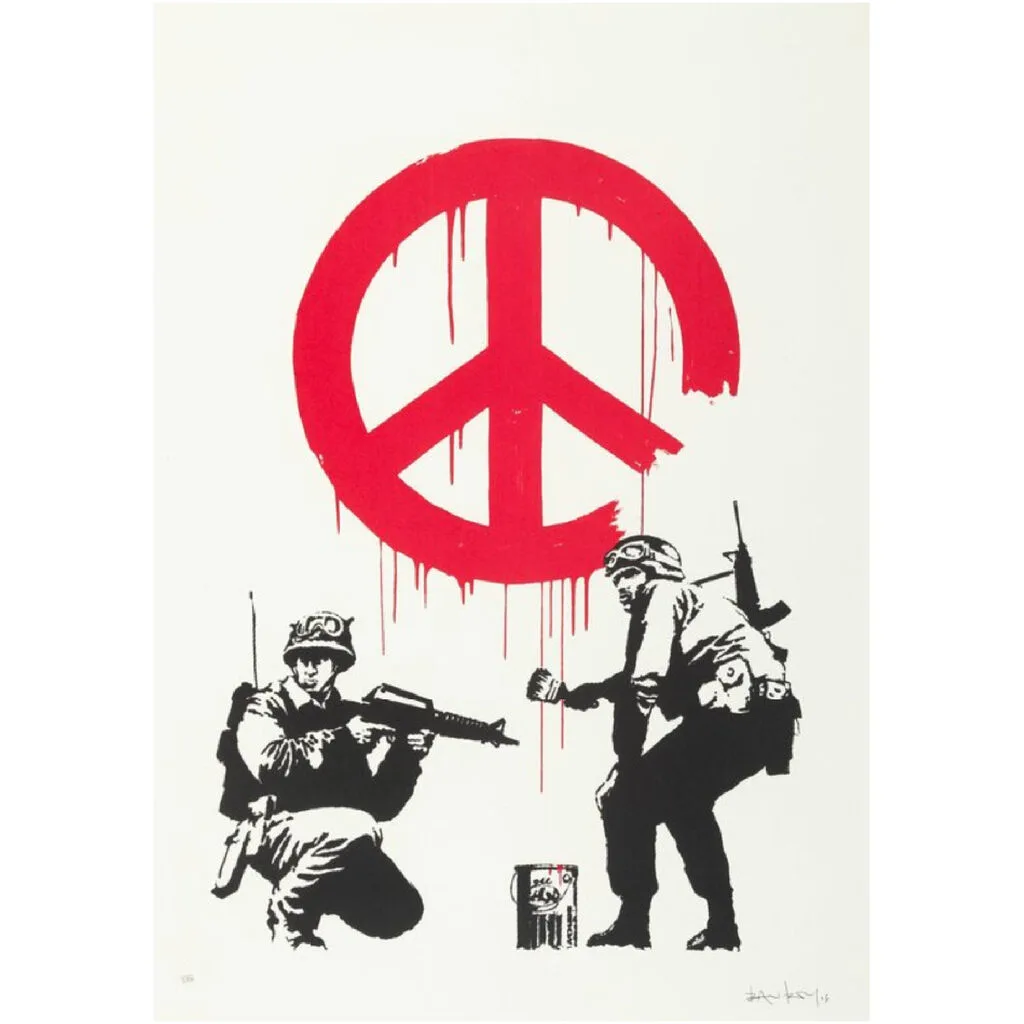 Banksy signierter Print
