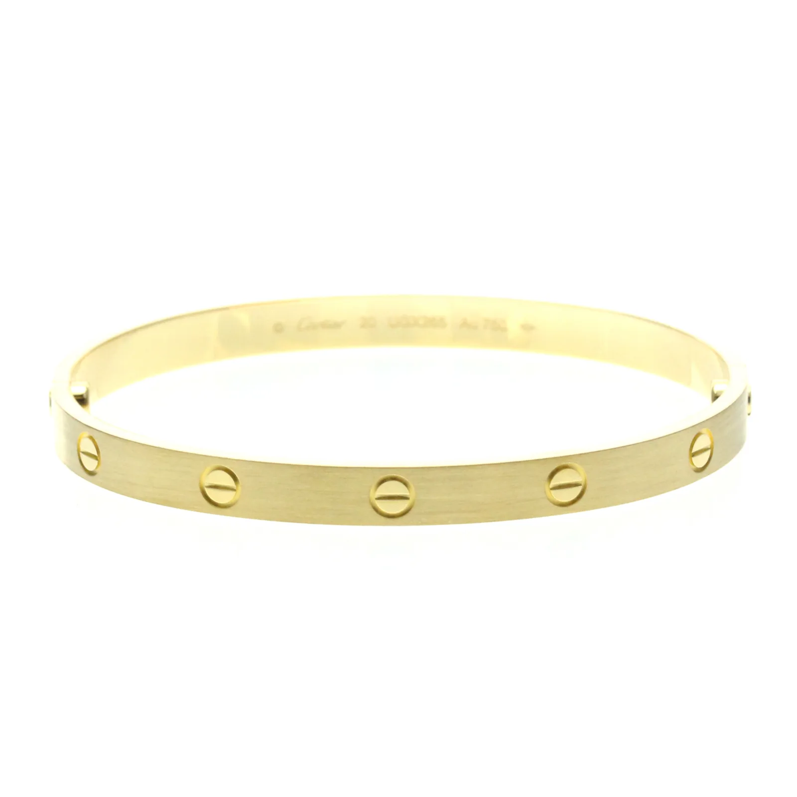 Cartier Love Bracelet klassisch, 18k Gelbgold — Ansicht 2