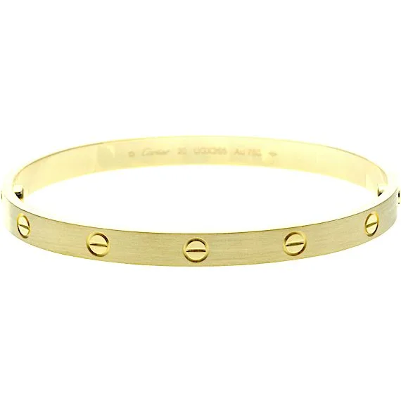 Cartier Love Bracelet klassisch, 18k Gelbgold — Ansicht 3