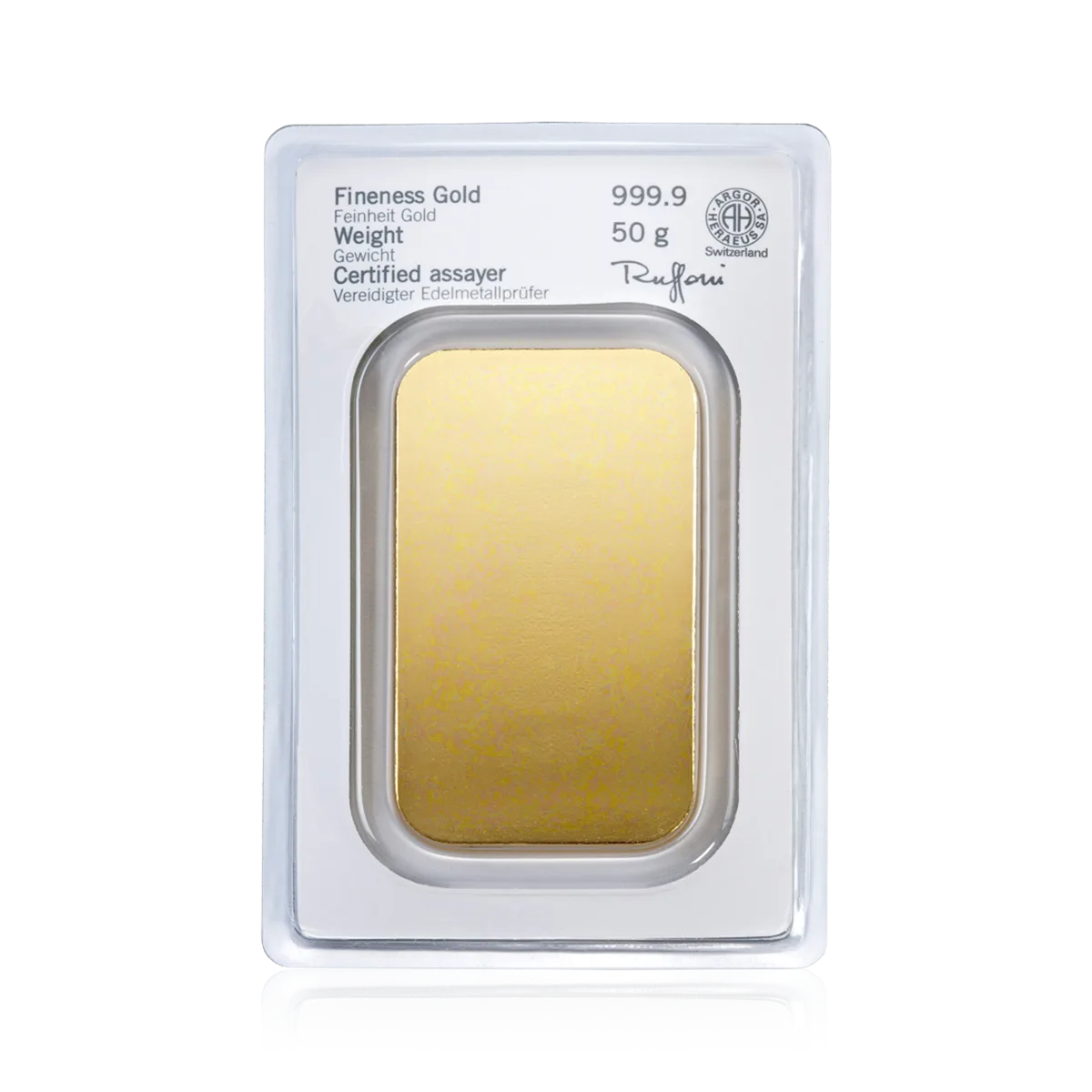Goldbarren 50 g — Ansicht 4