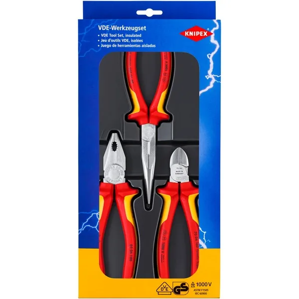 Knipex Elektro-Paket 3-tlg. (00 20 12) — Ansicht 6